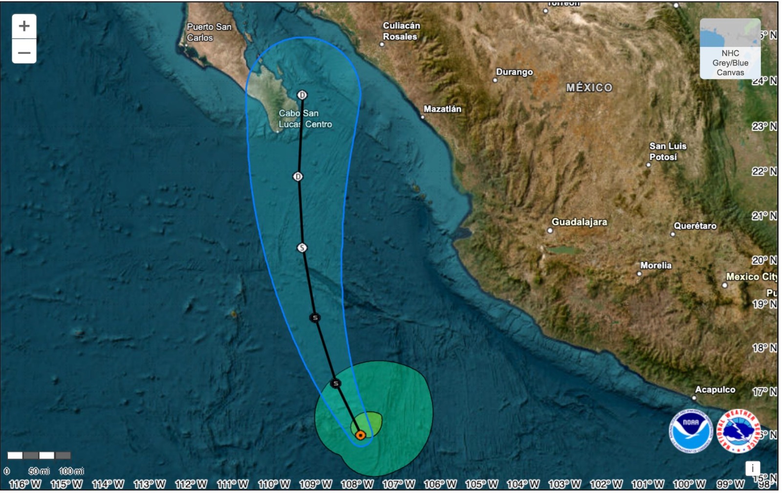 Tormenta Tropical “Alvin” amenaza con lluvias fuertes en el occidente del país