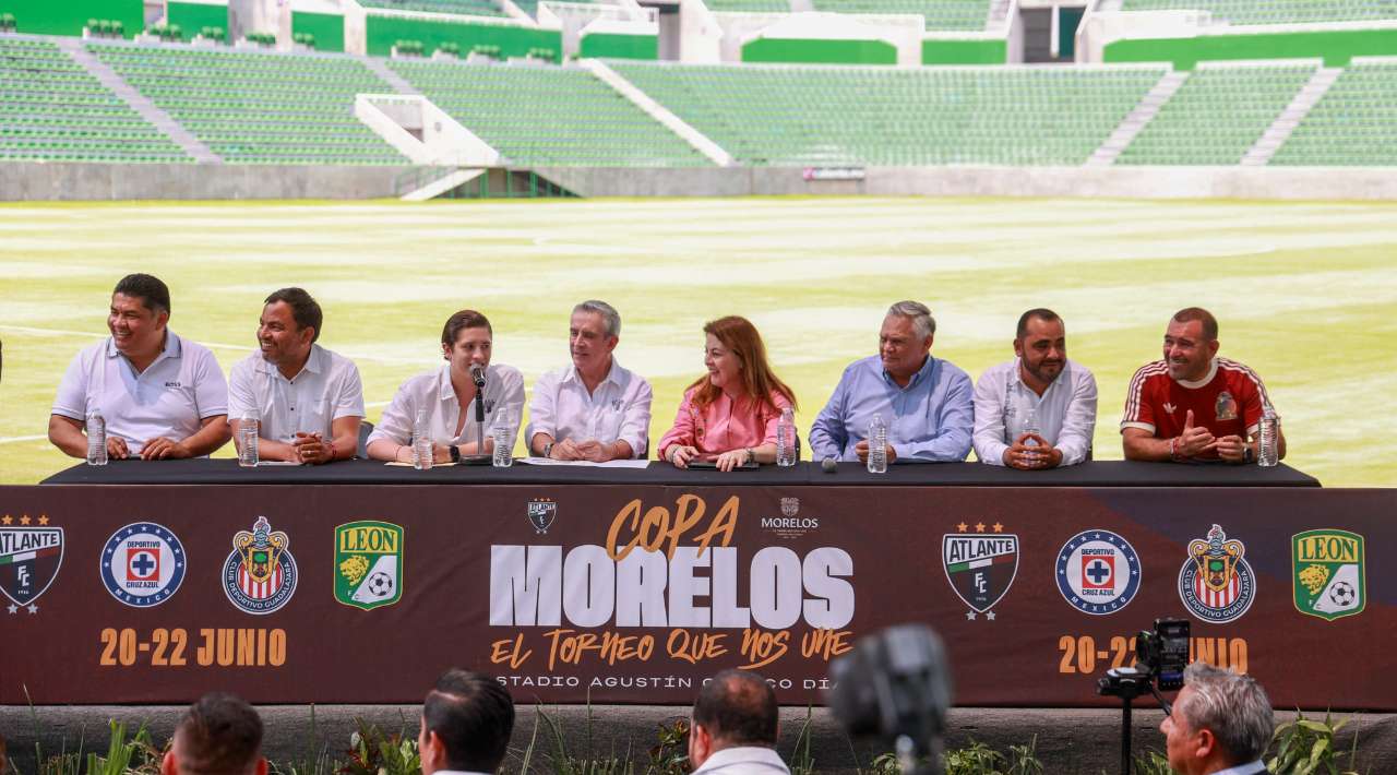 Confirman cuadrangular de fútbol profesional “Copa Morelos” en el estadio Agustín “Coruco” Díaz