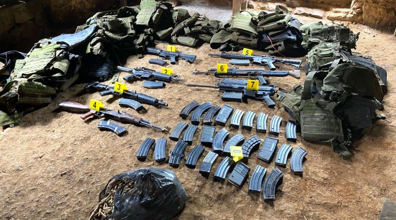 Ejército Guardia Nacional aseguran arsenal en seis entidades