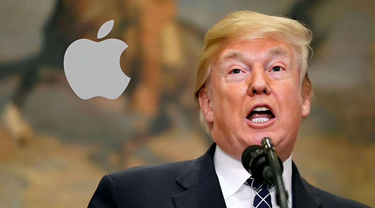 Trump amenaza a Apple con aranceles si no fabrica el iPhone en EEUU