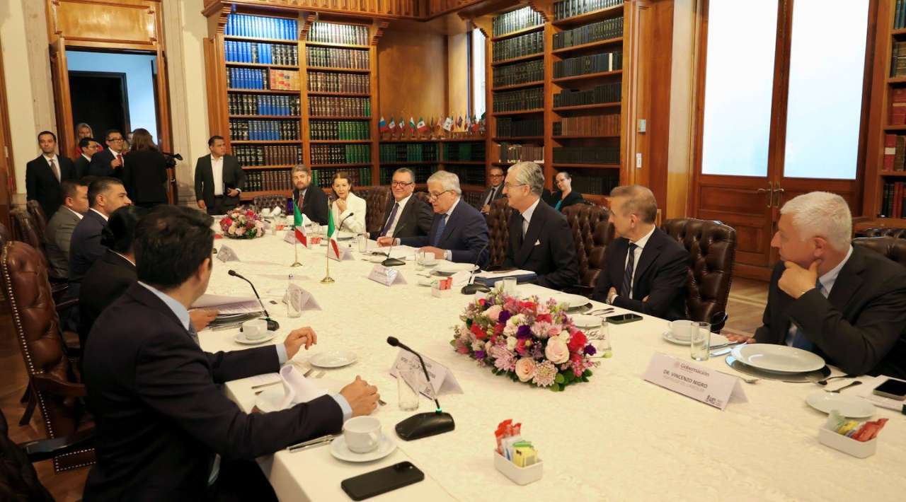 México e Italia unen fuerzas contra el crimen y por la paz