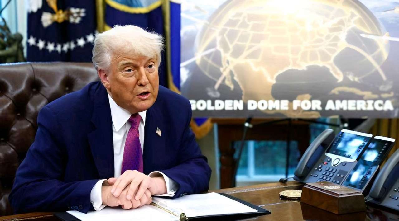 Trump promete “cúpula dorada” para proteger a EEUU de misiles