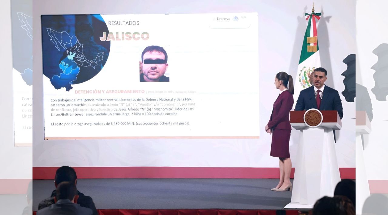 García Harfuch destaca captura de 22 objetivos prioritarios