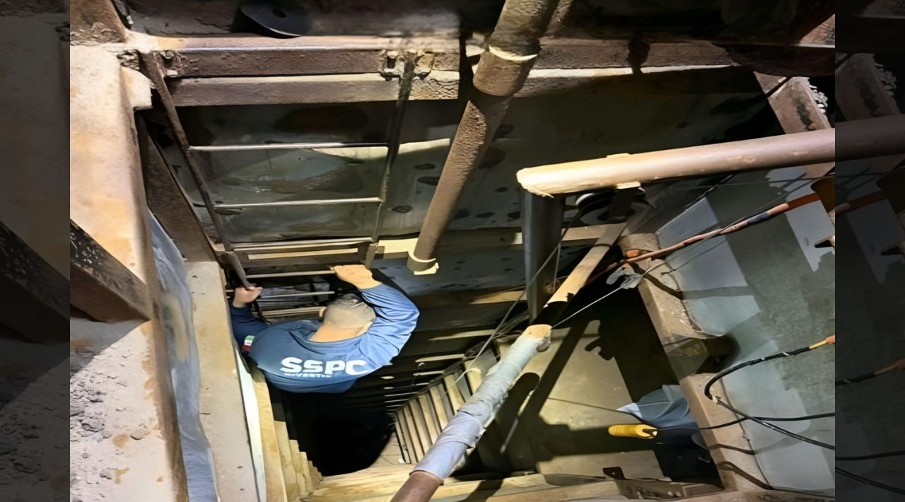 Hallan narcotúnel de 600 metros entre Tijuana y San Diego