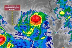“Bárbara” se degrada a tormenta tropical, pero deja huella en el Pacífico mexicano