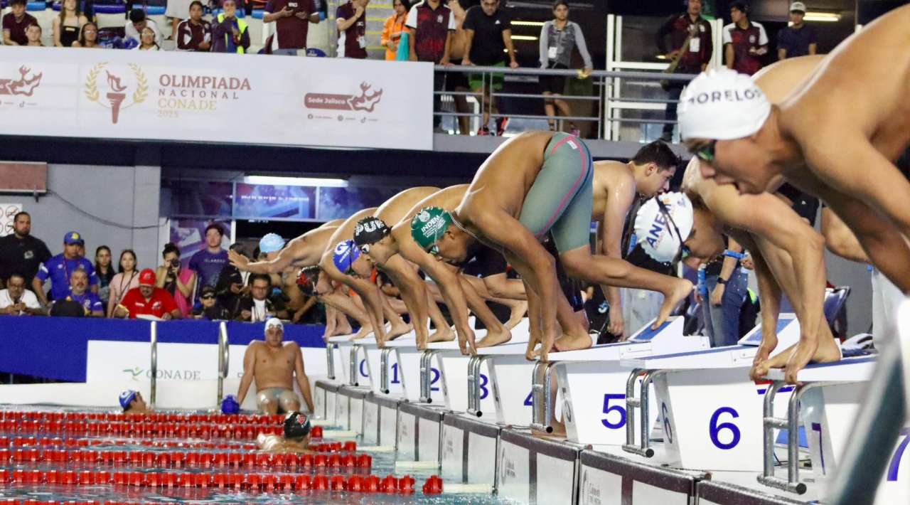 Morelos arranca con fuerza en la Olimpiada Nacional de Natación