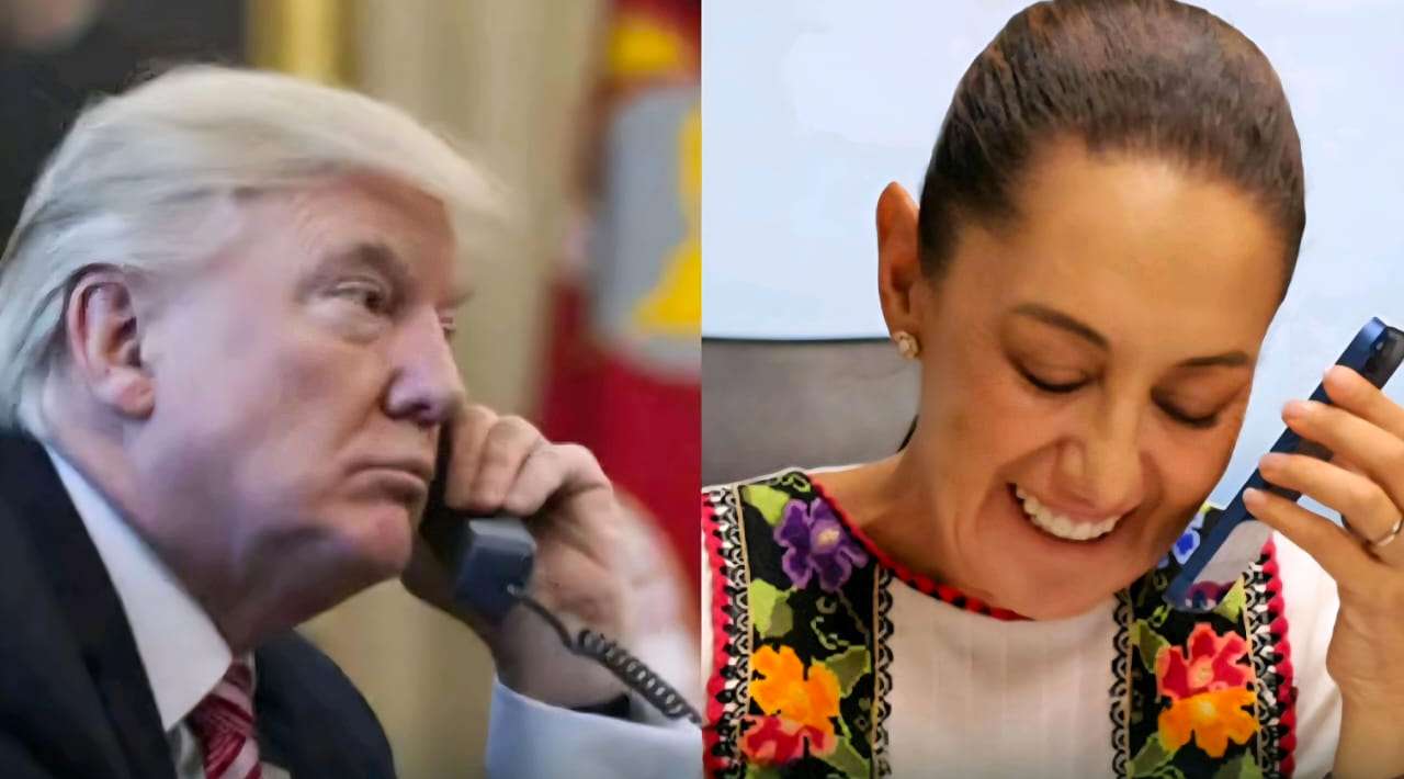 Sostiene Sheinbaum llamada telefónica con Donald Trump