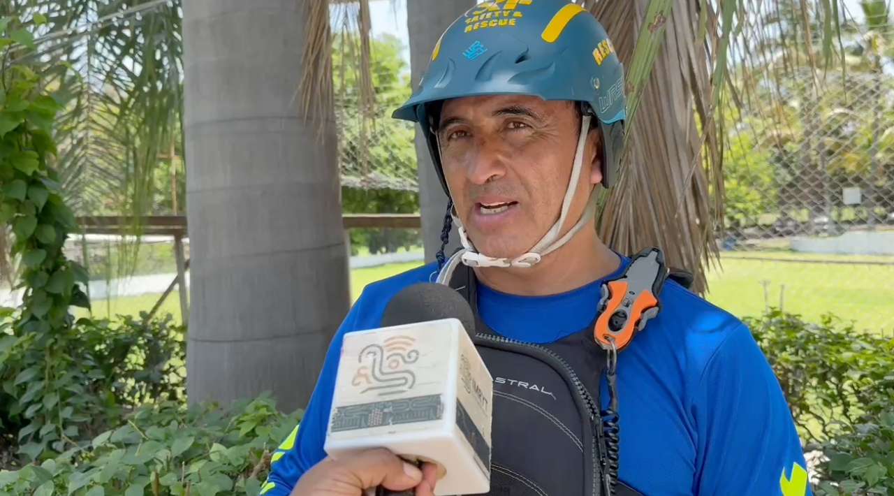 Capacitan a personal de Protección Civil de Puente de Ixtla en rescate en aguas rápidas