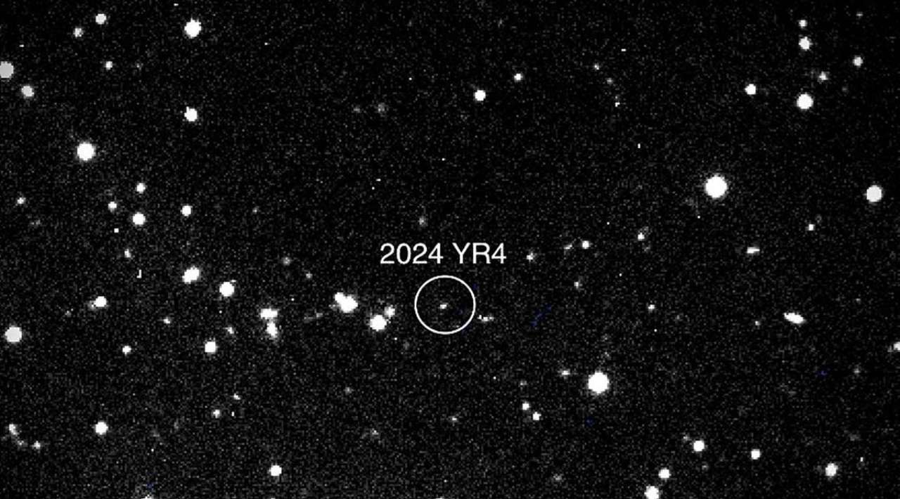 Asteroide 2024 YR4 eleva su probabilidad de impactar la Luna