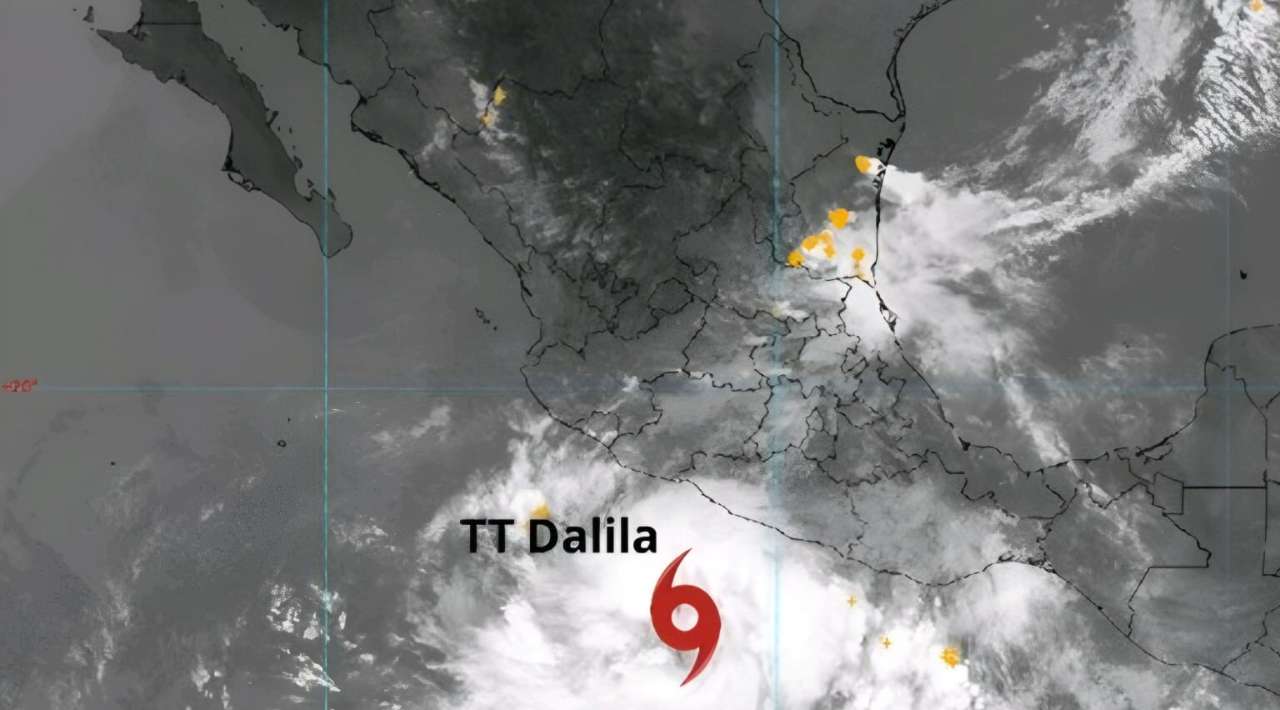 Tormenta tropical “Dalila” pega con fuerza en el Pacífico: se esperan lluvias intensas en cinco estados