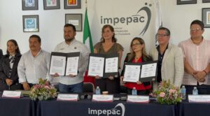 Firman IMPEPAC e IDEFOMM convenio para prevenir violencia política de género