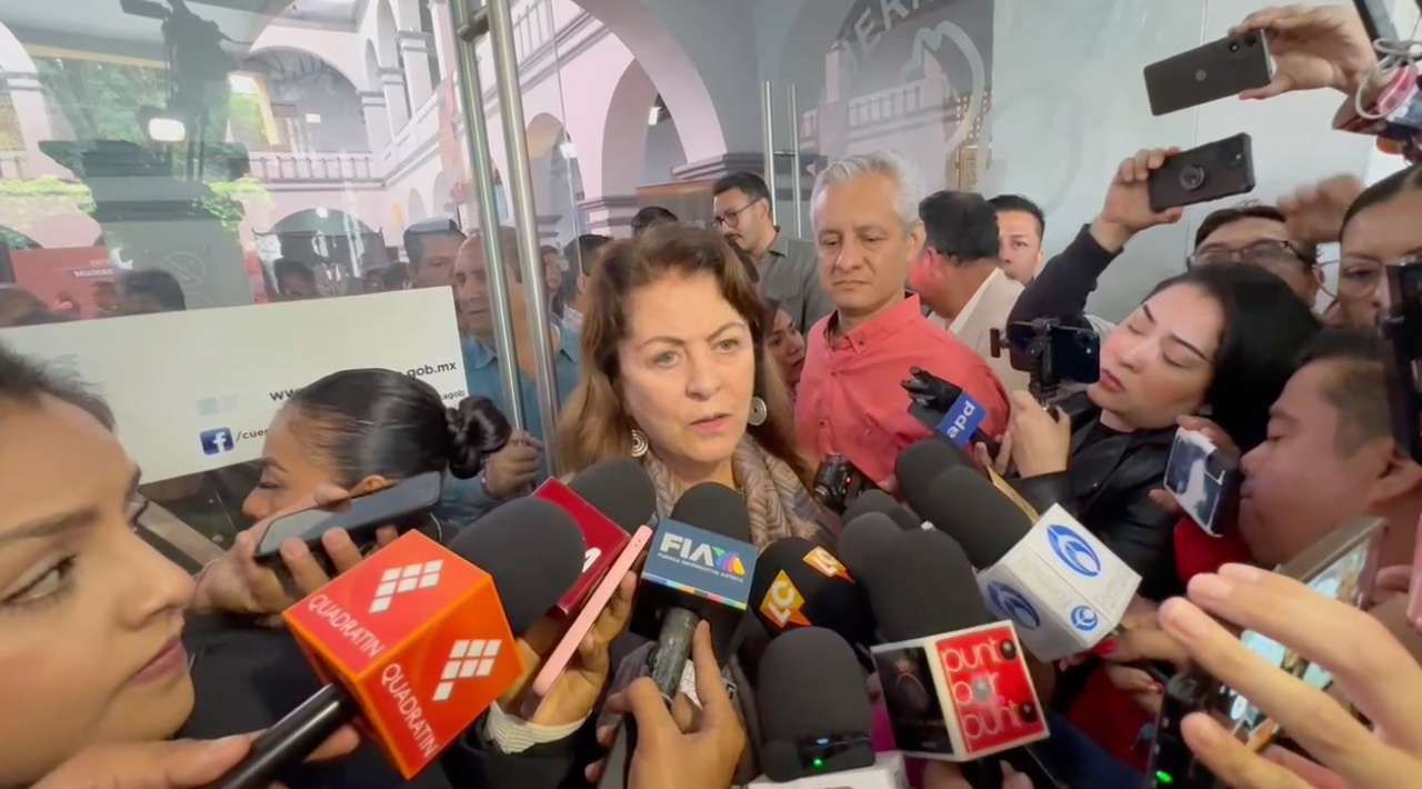 Gobernadora afirma que trabajará con quien sea designado al frente de la CDH Morelos