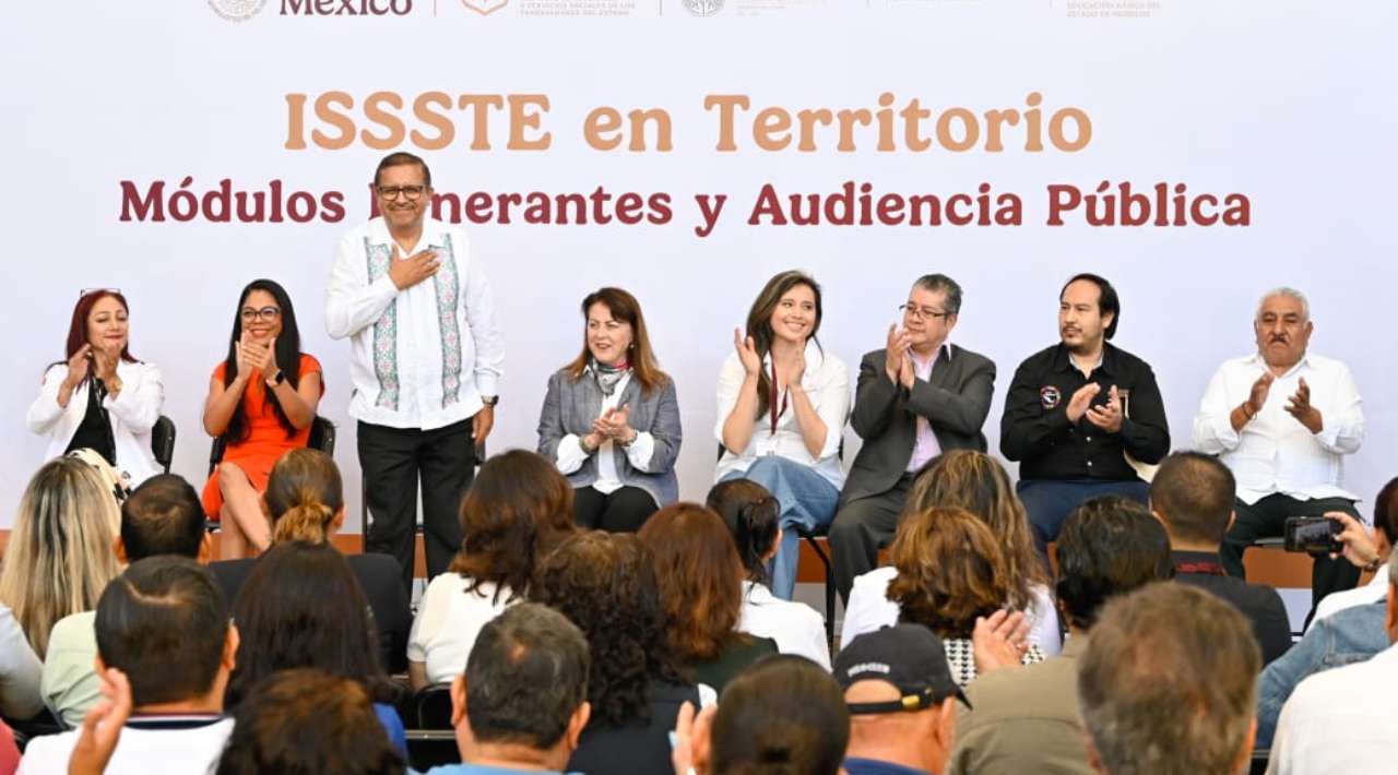 ISSSTE Morelos Acercó Servicios a Derechohabientes del IEBEM con “ISSSTE en Territorio: MódulosItinerantes y Audiencia Pública”