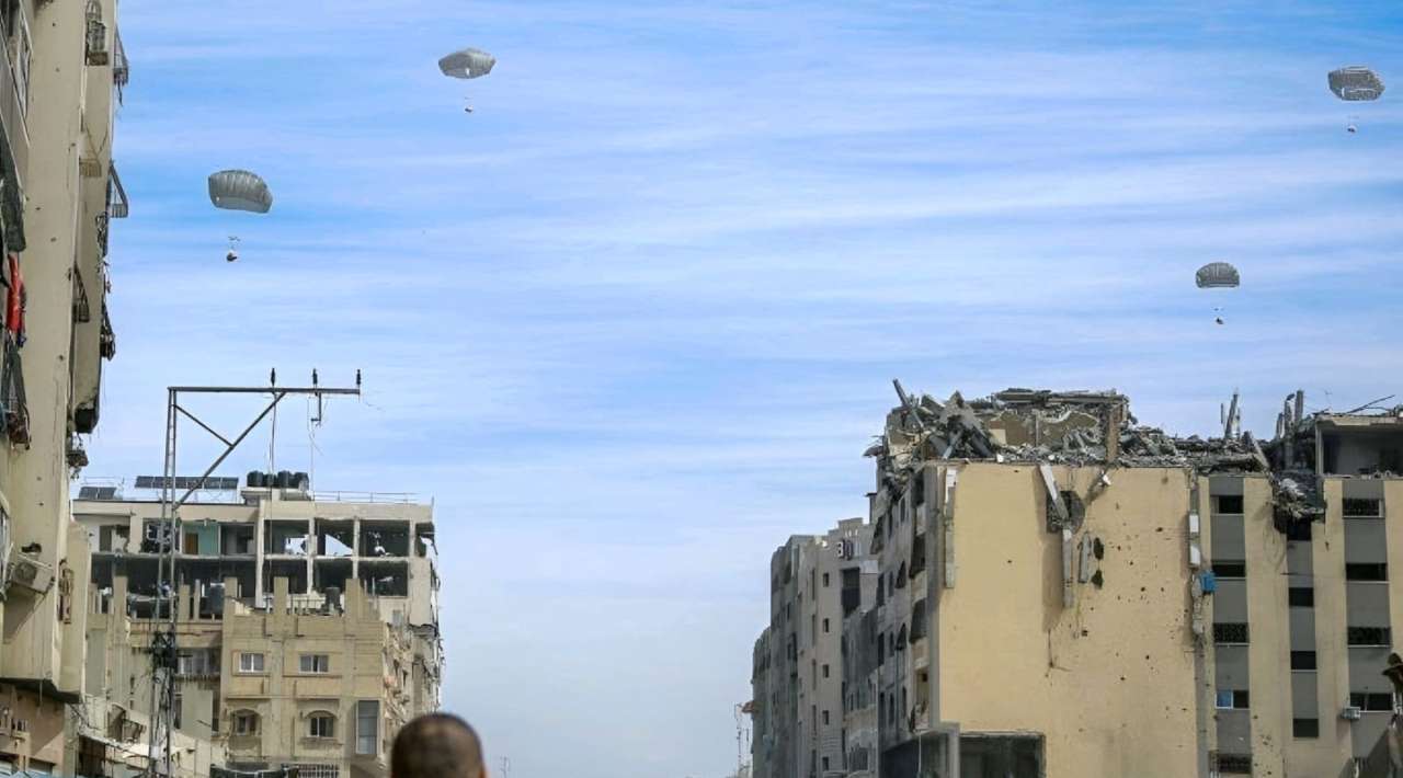 Israel autorizó el envío aéreo de ayuda humanitaria en Gaza