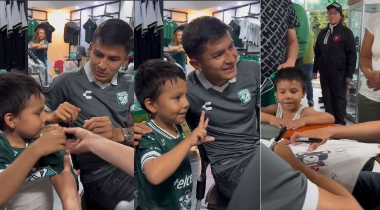 Un Gesto que Conmueve: Iván Moreno Regala una Playera del León a un Pequeño Fan