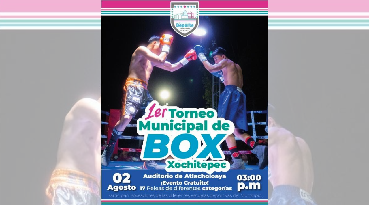 Xochitepec albergará el Primer Torneo Municipal de Boxeo Amateur