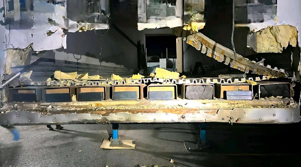 Detienen en BCS a joven con más de una tonelada de metanfetamina oculta en camión