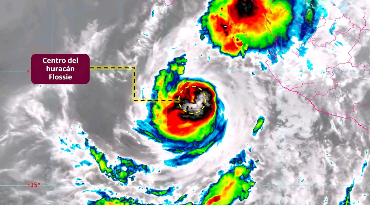 Huracán ‘Flossie’ se debilita a categoría 2 y se aleja del occidente de México
