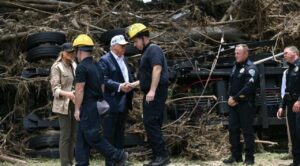 Trump llega a Texas para evaluar daños tras inundaciones en Kerrville