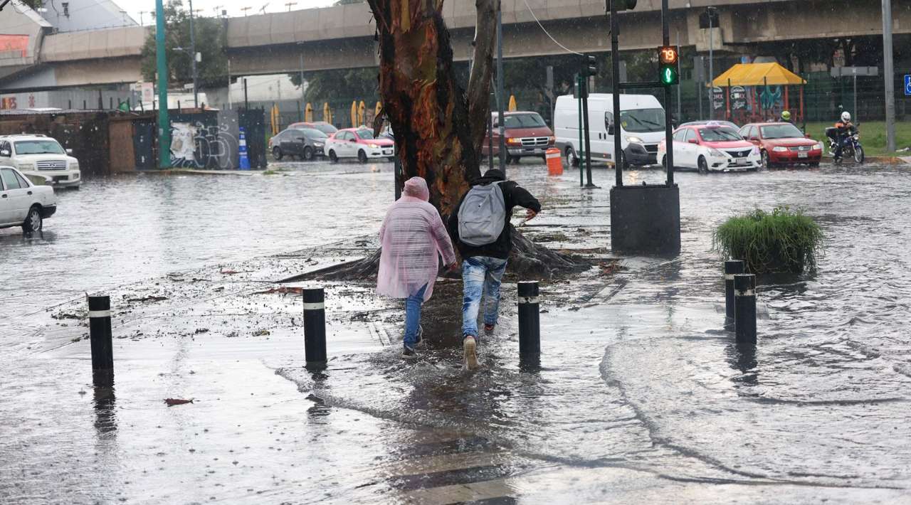 Activa Alerta Amarilla por lluvias fuertes y granizo en la CDMX