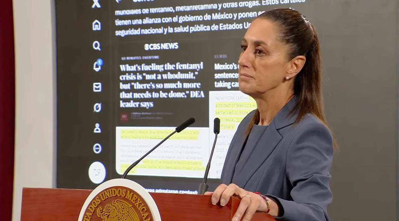 “México no es como antes” responde Sheinbaum a Trump; y defiende lucha contra el fentanilo