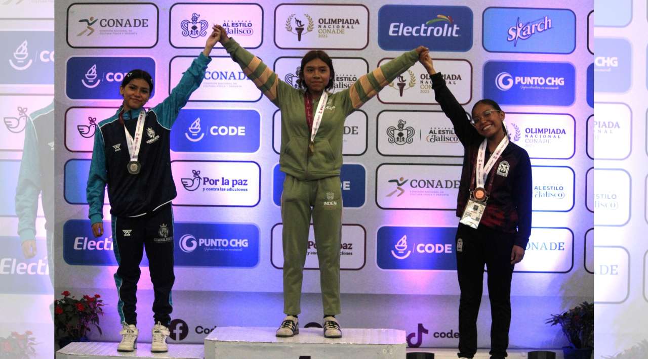 Milca García y Fernanda Alvarado, las Halteristas Morelenses obtienen medallas en la Olimpiada Nacional 2025