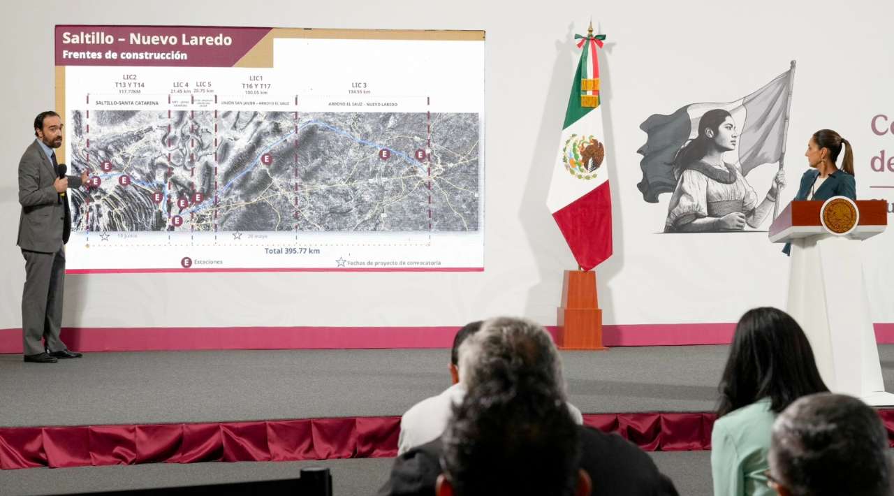 Sheinbaum anuncia avances en rescate ferroviario