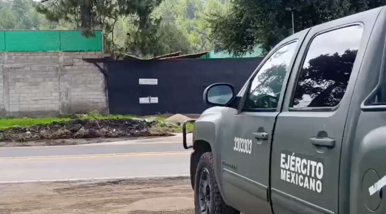 Aseguran bodega con combustible presuntamente robado en Huitzilac