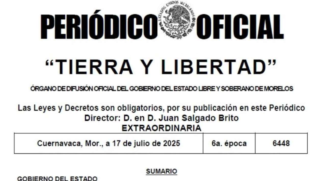 Publican reformas electorales en Morelos: más diputaciones y paridad limitada en alcaldías