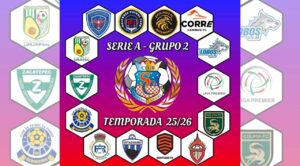 14 Equipos Conforman el Grupo 2 de la Segunda División de la Liga Premier Serie A