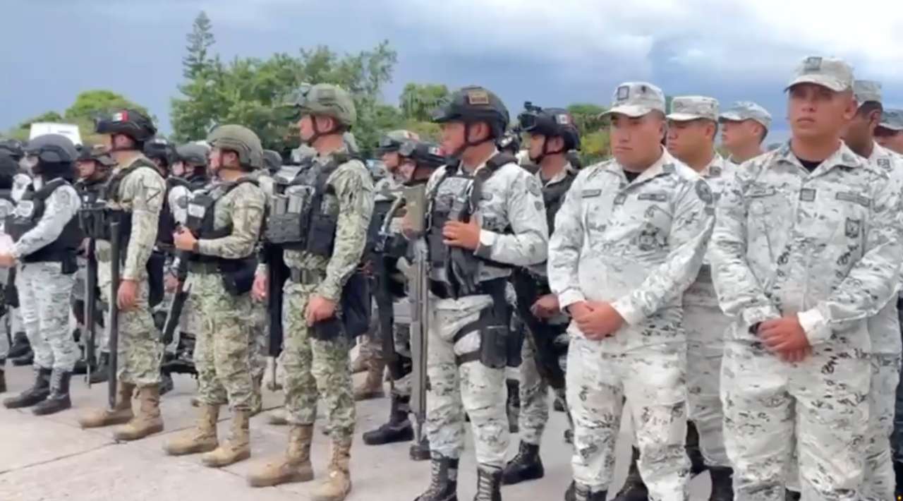 Arriban a Morelos 300 elementos del Ejército y Guardia Nacional para reforzar seguridad en la región Oriente