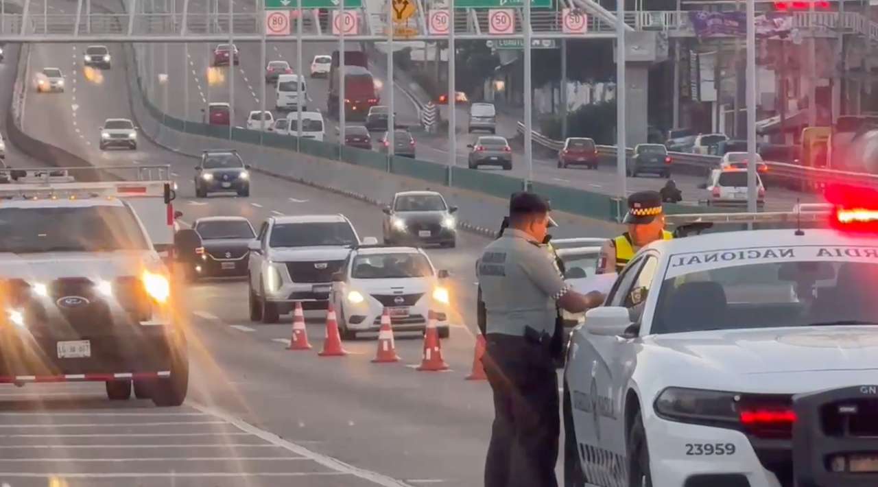 Muere motociclista tras accidente en el Paso Exprés de Cuernavaca