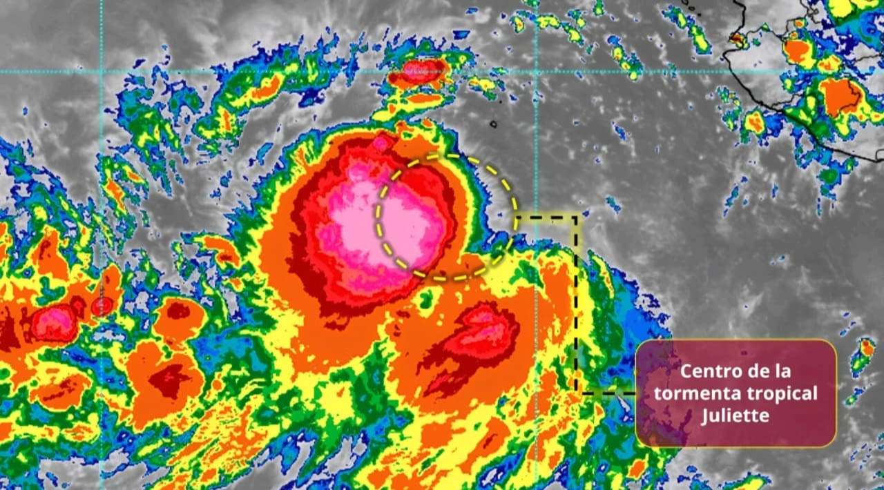 Se forma la tormenta tropical “Juliette” en el Pacífico