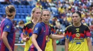 Barcelona Femenil vence 2-1 al América en un intenso amistoso en CDMX