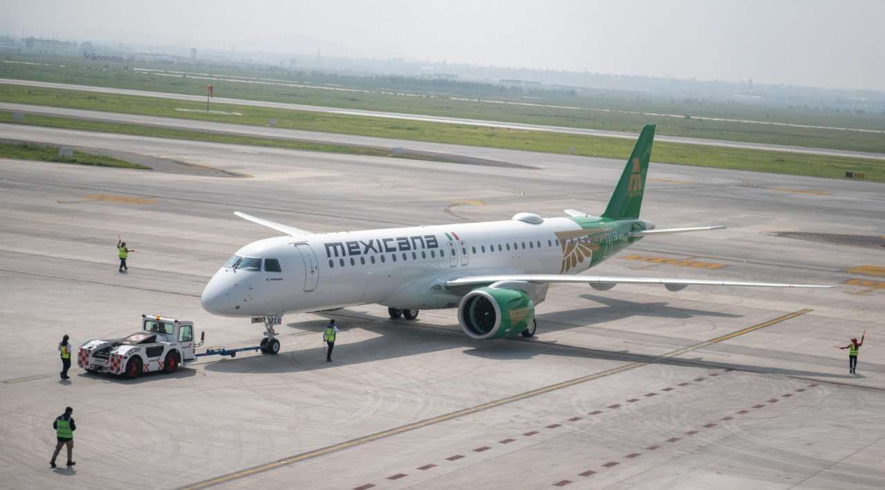 Mexicana de Aviación estrena avión en ruta AIFA–Tulum