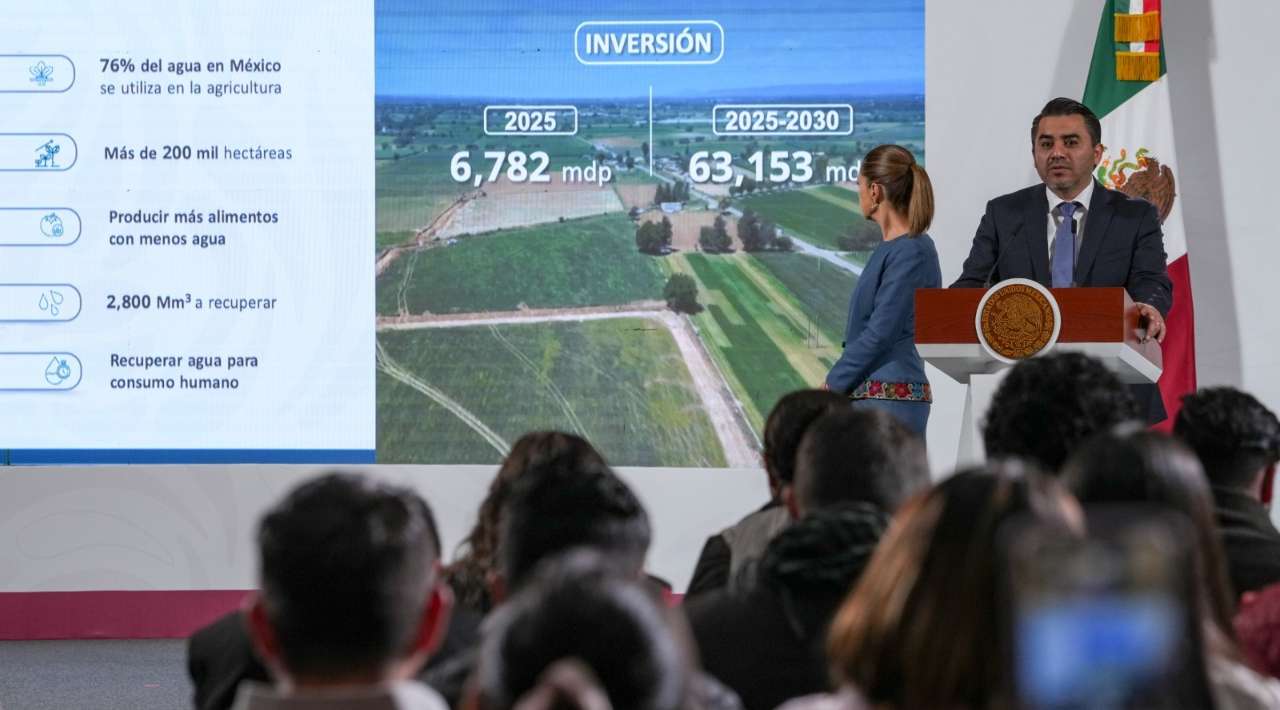 Conagua anuncia avances en tecnificación de distritos de riego; seis proyectos ya están en marcha