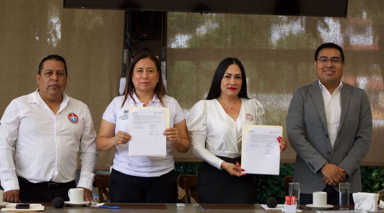 RTv Morelos y Federación de Sindicatos “Fidel Velázquez” firman convenio para impulsar proyectos culturales y laborales
