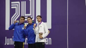 Paulo Strehlke, orgullo morelense, se cuelga el bronce en los 800 metros libres de Asunción 2025