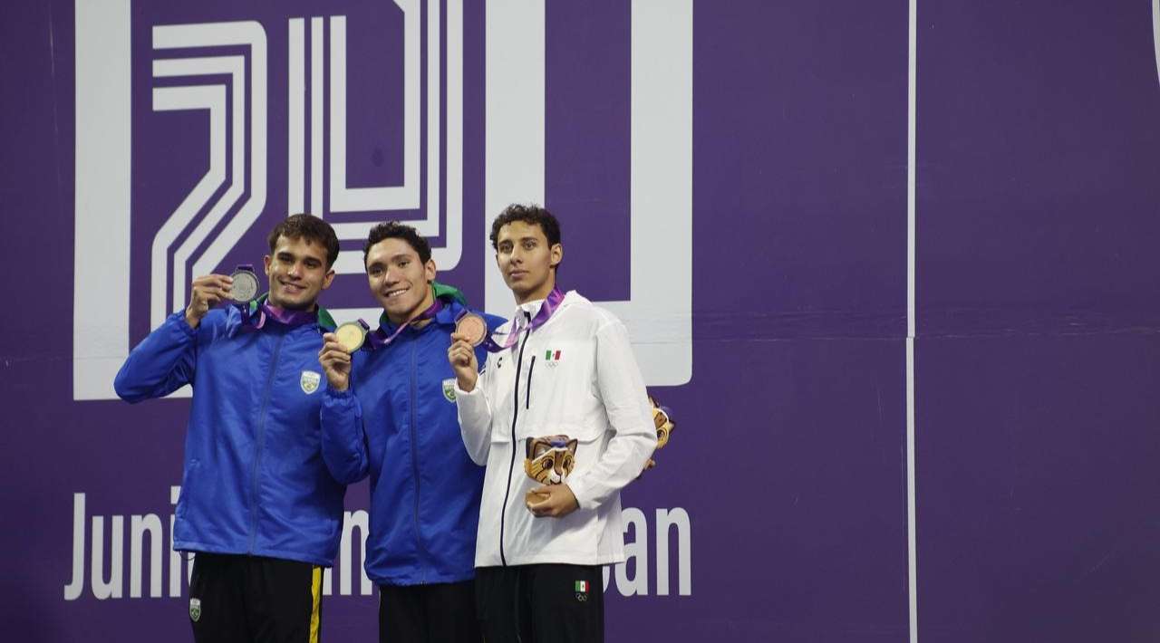 Paulo Strehlke, orgullo morelense, se cuelga el bronce en los 800 metros libres de Asunción 2025