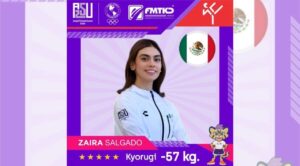 Zaira Salgado representará a México en Taekwondo en los Juegos Panamericanos Junior Asunción 2025