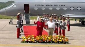 Llega la Presidenta Claudia Sheinbaum a Guatemala