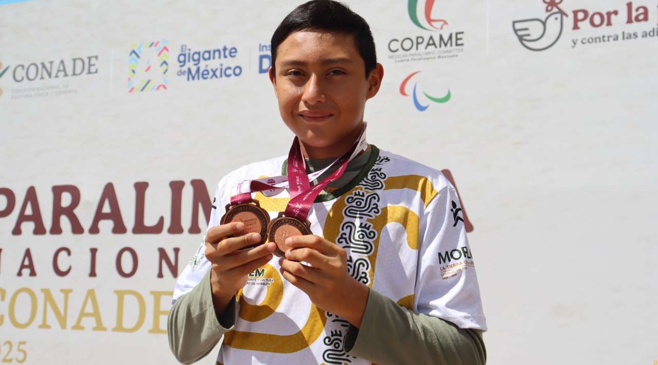 Ángel Gutiérrez suma su segunda medalla en paranatación de la Paralimpiada Nacional 2025