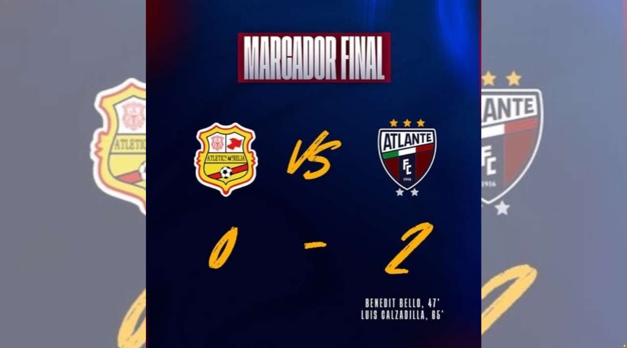 Atlante vence a Morelia y suma su cuarta victoria consecutiva en la Liga de Expansión MX