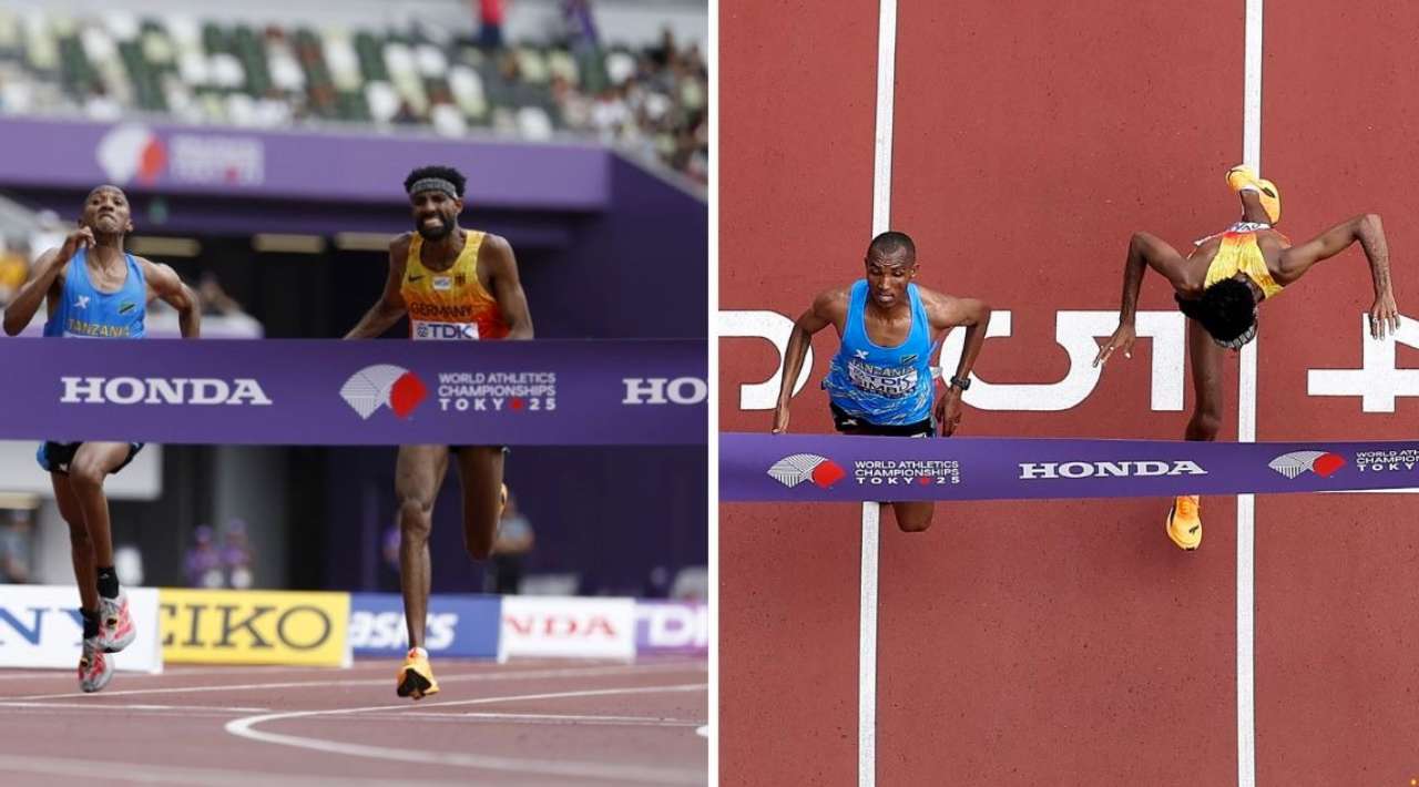 Alphonce Felix Simbu hizo historia en el Mundial de Atletismo de Tokio al ganar la medalla de oro en la maratón masculina con un tiempo de 2:09:48.