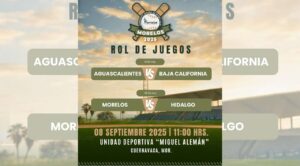 La Selección Morelense de Béisbol se Enfrenta a Hidalgo en la Tercera Jornada
