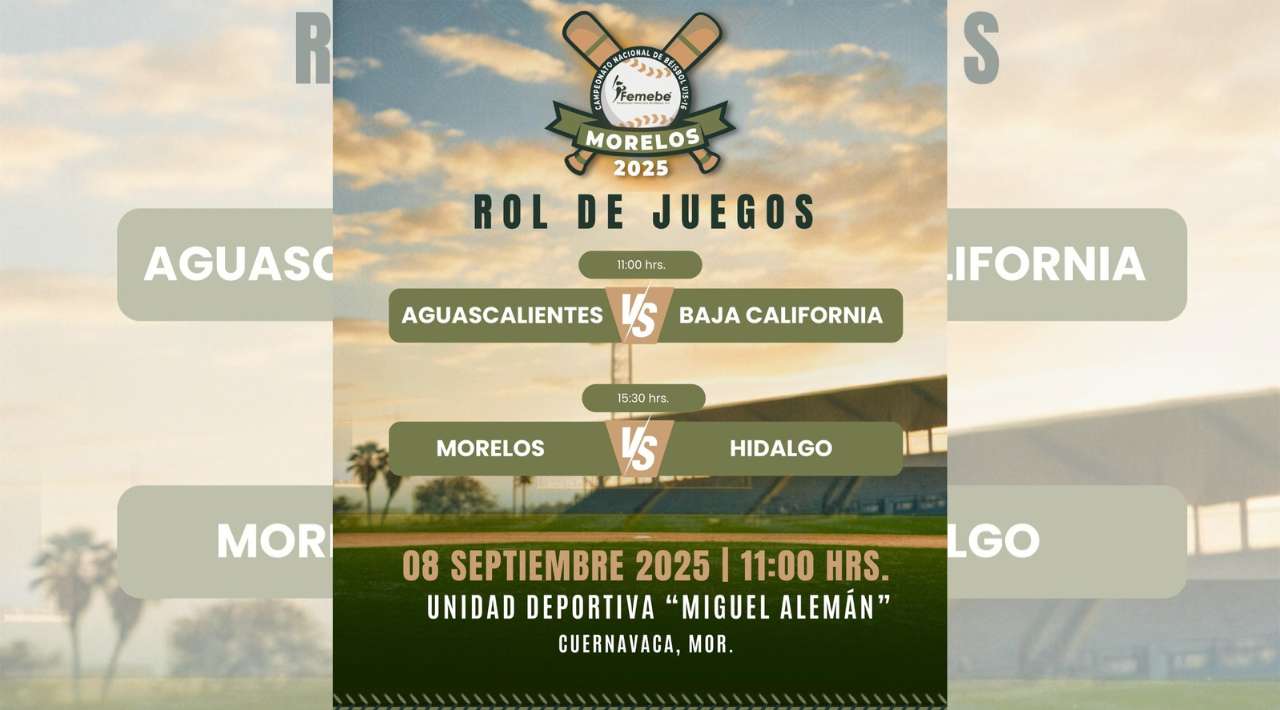 La Selección Morelense de Béisbol se Enfrenta a Hidalgo en la Tercera Jornada