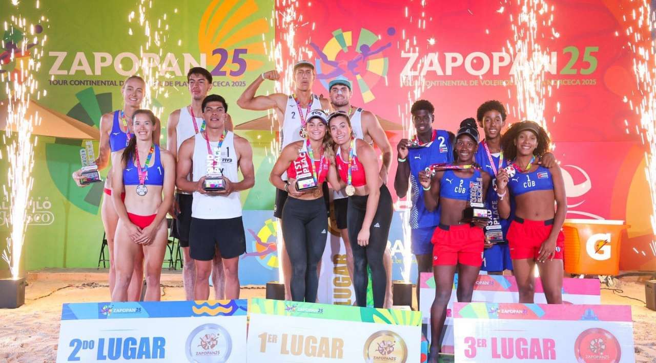 Suman medallas en Voleibol de Playa