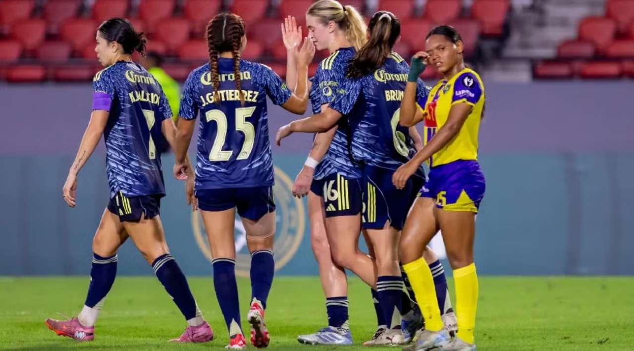 América Femenil Golea y Hace Historia en Concachampions W