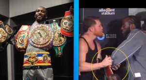 La postal inesperada: Crawford devuelve los cinturones a Canelo
