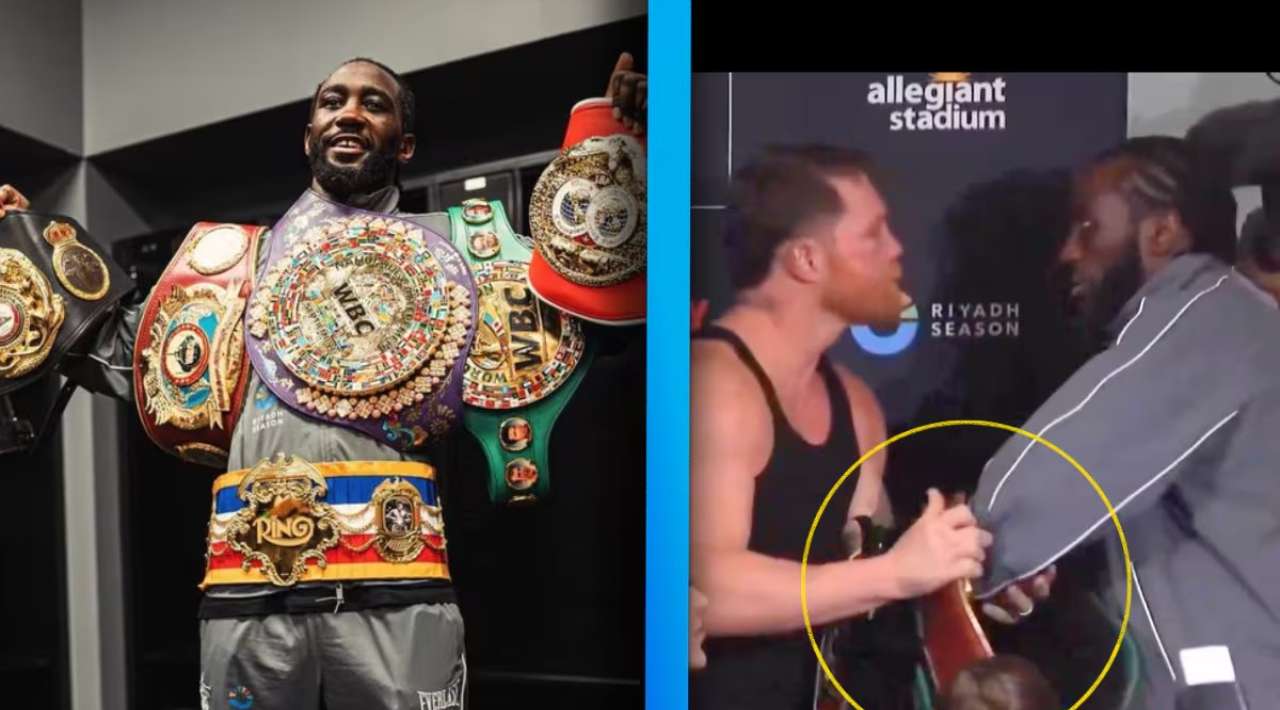 La postal inesperada: Crawford devuelve los cinturones a Canelo